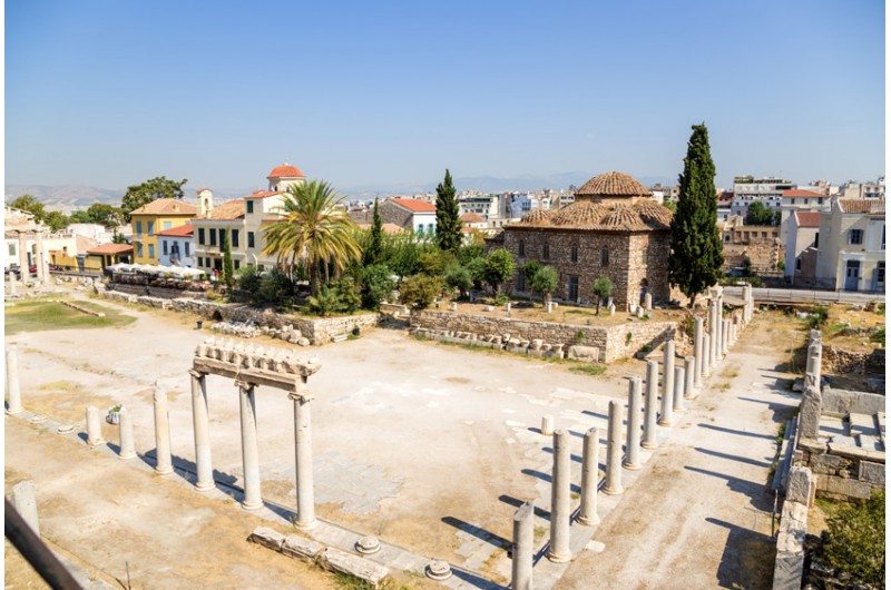 Die Roemische Agora In Athen Die Roemische Agora In Athen