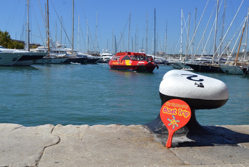 Harbor tour in the bay of Palma 