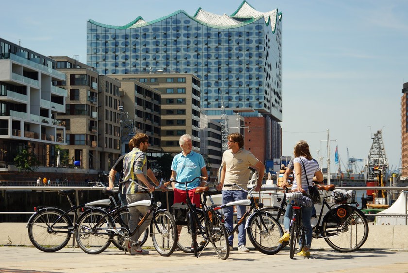 Guided bicycle tour with Hamburg City Cycles