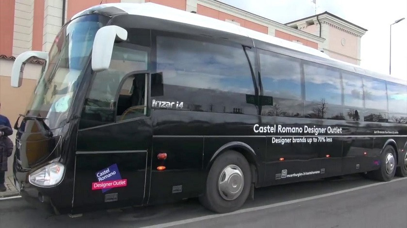 Shuttle bus to Castel Romano Outlet 