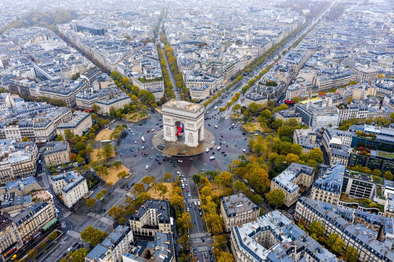 Arc de Triomphe observation deck