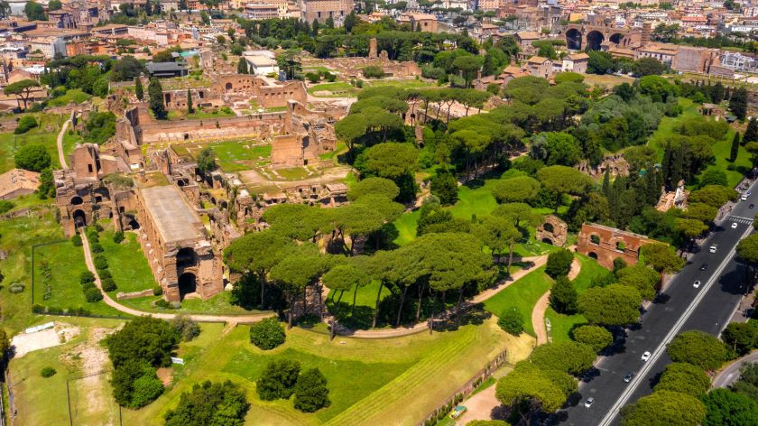 Palatine Hills in Rome