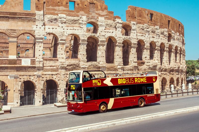 Hop-on-Hop-off bus tour Rome